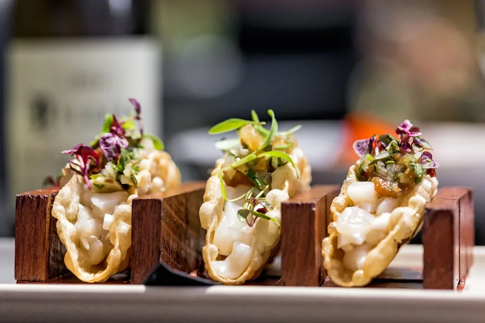 Esperance scallop tacos